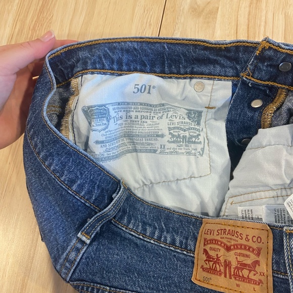 Levi's 501 Denim Shorts - Picture 7 of 7